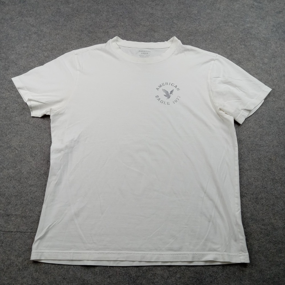 American Eagle Outfitters Shirt Mens Medium Standard Super Soft Logo Graphic Tee